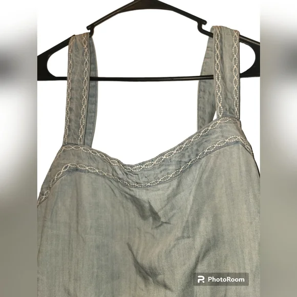 Eddie Bauer Women's 2X Squared Neck Sleeveless Top NWT - Picture 6 of 7